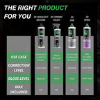 3D GLW Series Headlight Restore – 2-Step Kit Removes Oxidation, Scratches & Yellowing | UV Protection for Clear Headlights & 