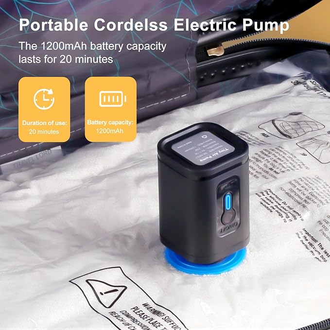 UPGOGO Travel Vacuum Bags Combo 6 Pack - Space Saver Vacuum Storage Bags for Clothing and Luggage