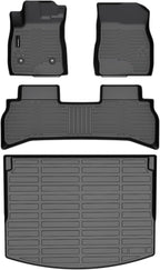 Auxko All Weather Floor Mats Cargo Mat Fit for Chevrolet Chevy Trailblazer FWD 2026 2025 2024 2023 2022 2021 TPE Floor Liner Trunk Mat Trailblazer Accessories All Season Odorless Anti-Slip Black