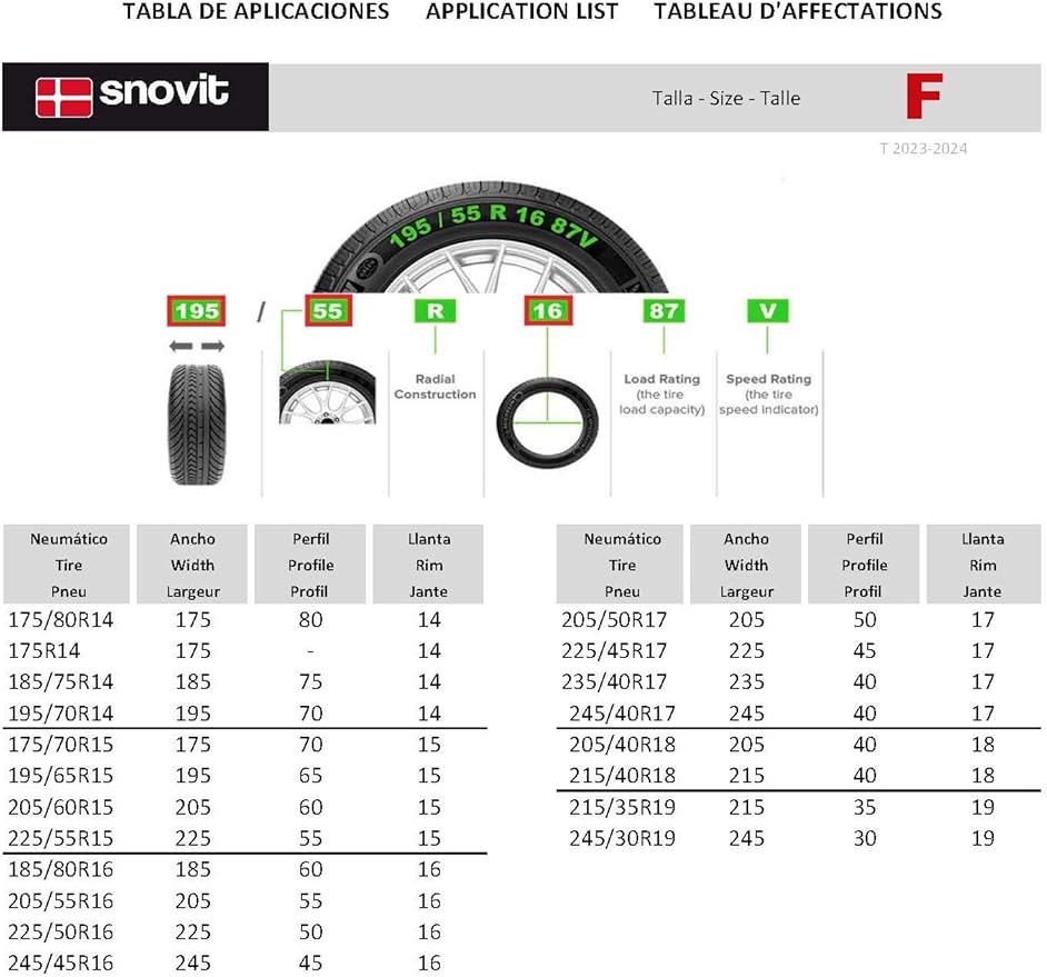 FIX&GOTEX – 8ZFI - Snow Chains, Textile car Snow Chain, Size: F.