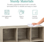 Best Choice Products 6-Cube Storage Organizer, 13.5in Shelf Opening, Bookcase, Display Shelf, Customizable w/ 3 Removable Bac