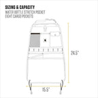 Carhartt Universal Nylon Duck Automotive Seat Back Organizer, Organization for Work and Kids, Black
