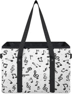Reusable Grocery Bag, Foldable Large Shopping Tote Bag for Groceries Kitchen Picnic Car Trunk