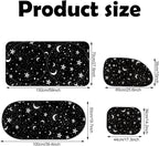 Moukeren 6 Pieces Car Windshield Sunshade Cover Set Car Window Sun Shades UV Rays Sun Visor Protector Auto Windshield Sunshades Cover for Van SUV Truck(Star)