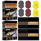 Restowipes Headlight Restoration Kit, 3 Wipes to Restore Clarity, Removes Yellowing & Oxidation, Restore Headlights to Like-N