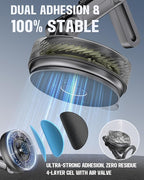 Magnetic Phone Holders for Your Car, Upgraded 360° Vacuum Car Phone Holder, 108+LBS Strongest Suction & 3000gf Magnetic, Car Phone Mount for 17 Pro Max 16 15 14 13 12/ Android Phones
