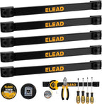 ELEAD 6-Piece 12" Magnetic Tool Holder Storage Organizer - Wall Mount Rack Garage Organization Power Magnet Hanger Workbench 