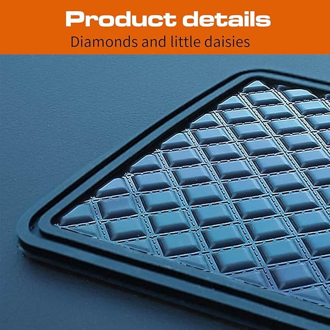 1 PC Car Dashboard Non Slip Mat, 11.8In x 5.7In Anti-Slip Phone Hold Dashboard Sticky Pad for Radar Detector, Cell Phone, Key