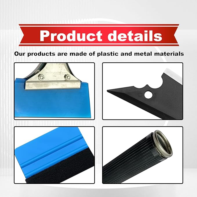 18PCS Car Window Tint Kit, Multi-Function Car Window Tint Kit, Vehicle Vinyl Wrap Application Kit