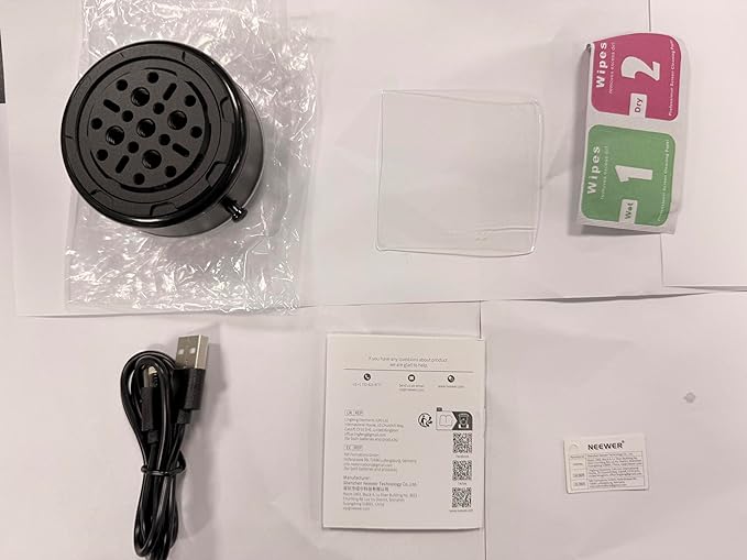 NEEWER Electric Suction Cup Mount with 1/4" Screw Holes for Phone Holder/Action Camera Adapter Compatible with iPhone GoPro DJI Insta360, Quick Release for POV Car Windshield Video Recording, CA164