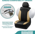 Skechers Car Seat Covers,GOGA Mat Oxford Cloth Seat Covers,Waterproof Car Seat Covers Front Seats,Automotive Universal Fit Se