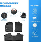 Nilight TPE Floor Mats for Toyota Avalon 2013 2014 2015 2016 2017 2018 All Weather Custom Fit Heavy Duty Floor Liners