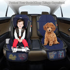 Car Seat Protector,2 Pack Automotive Seat Protectors Baby Carseat Pad Waterproof & Durable 600D Fabric for Child Baby Car Sea