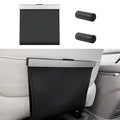 Leather Car Trash Can with Smart LED Light & Magnetic Closure, Hanging Car Trash Bag, Small Car Trash Can, Leak-Proof, Odor-Lock Car Trash Bin for Any Cars, Sedans, SUVs, Trucks, Black