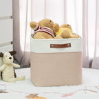 HNZIGE Cube Storage Baskets for Shelves Foldable Storage Baskets(3 Pack) Cube Storage Bin,13 Inch Storage Basket for Organizi