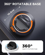Beeasy Dashboard Cell Phone Holder for Your Car, Car Phone Holder with 360°Rotatable Silicone Non-Slip, Universal Car Phone M