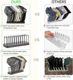 Mkono Hat Organizer for Baseball Caps, Set of 1 Hat Holder for 10 Baseball Caps, Tabletop Hat Rack Stand Hat Storage Display 