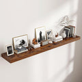 Floating Shelves for Wall, 72 Inch Wide x 12 Inch Deep Floating Shelves, Long Wood Floating Wall Shelf Shelves for Living Roo