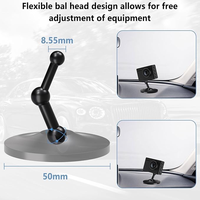 for Garmin Dash Cam Mount,Aluminum Magnetic Instrument Panel Bracket,Compatible with Garmin Mini/Mini 2/Mini