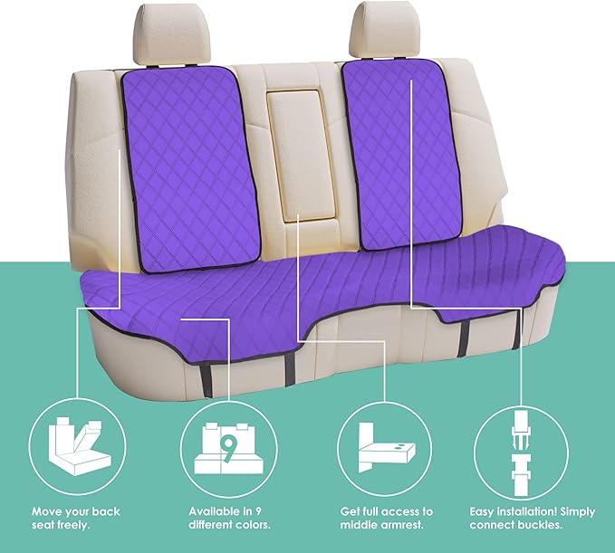 FH Group Car Seat Cover Cushion - Cars Trucks SUV, Neosupreme Car Seat Cushions, Waterproof Car Seat Cover Cushion, Universal