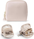 VLANDO Small Travel Jewelry Organizer,Bridesmaid Gifts,Jewelry Pouch Bags,Velvet Jewelry Storage Bag for Bracelet Rings Earri