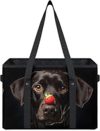 Reusable Grocery Bag Foldable Shopping Tote Bag with Handles Reusable Shopping Bags Large Kitchen Grocery Bags