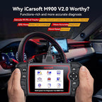 OBD2 Diagnostic Scan Tool for Mercedes Benz/Sprinter, iCarsoft M900 V2.0 Scanner Code Reader for Engine, Transmission, ABS,