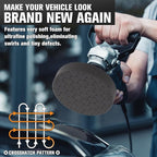 Black Polish Pad, 3Pcs 5.5 Inch Face for 5 Inch Buffing Polishing Pads and Woolen Pads 125mm Backing Plate Compound Buffing Sponge for Car Buffer Polisher Compounding, Polishing and Waxing