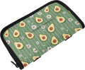 Car Tissue Holder Car Visor Organizer Tissue Box Holder for Car Sun Visor Organizer with Car Vehicle Accessories Essentials Interior for Women Men Green Striped Avocados and Daisies