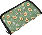 Car Tissue Holder Car Visor Organizer Tissue Box Holder for Car Sun Visor Organizer with Car Vehicle Accessories Essentials Interior for Women Men Green Striped Avocados and Daisies