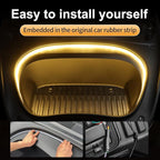 Frunk LED Light Strip for Tesla Model 3 2024 2025 2026 - Waterproof & Easy Installation Interior Lighting Bar with Flexible Silicone, Frunk Ambient Lighting Accessories (DC 15V, Warm White)