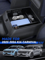 for Model 3 Center Console Organizer Armrest Tray Middle Storage Box Insert Container Durable ABS Plastic Accessories 2024 2025