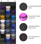 Dofilachy Hat Rack - Hat Organizer - Hat Racks for Baseball Caps, Visible Hat Holder - Baseball Rack for Wall Door with 3 Hoo