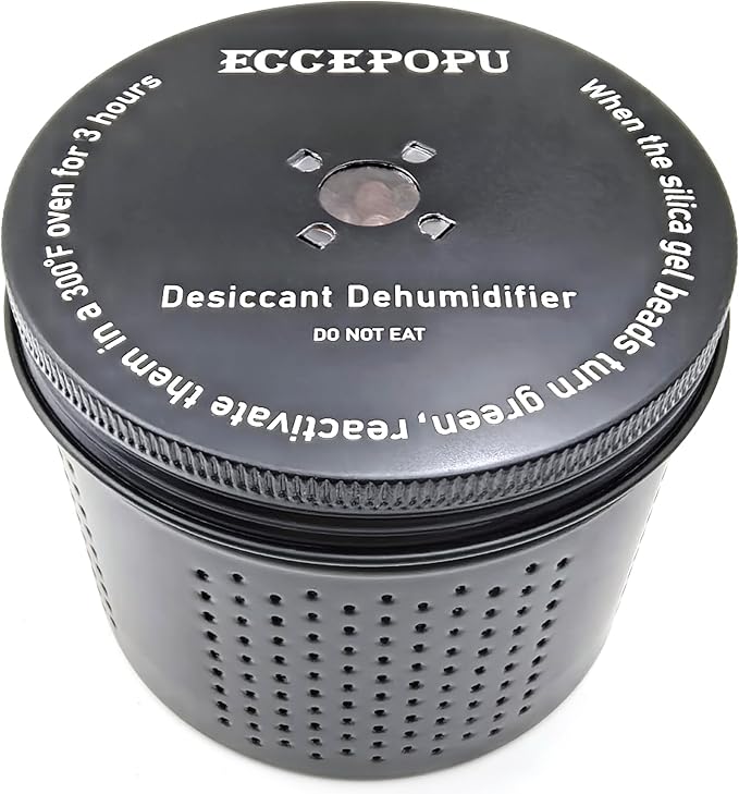 Gun Safe Dehumidifier 200g - Silica Gel Desiccant Canister, Moisture Absorber for Gun Cabinets & Safes, Protect 27 Cubic Feet