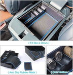 CDEFG for 2022 2023 2024 2025 2026 Ford Maverick Truck Center Console Organizer Tray 2022-2026 Maverick Armrest Trays Storage