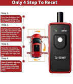 Ford TPMS Relearn Tool, FIRSTOOL EL-50449 TPMS Reset Tool, Tire Sensor Programmer Tire Pressure Sensor Reset for Ford Lincoln