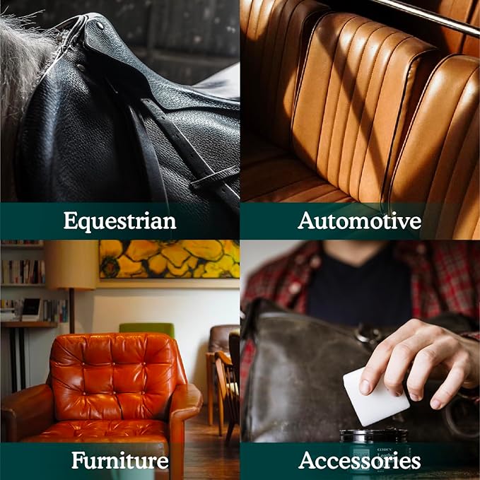 Clyde's™ Recoloring Balm | Non-Toxic Material Dye & Restorer for Furniture, Car Seats, & More | 23 Colors (Dark Mustard, 100M