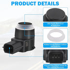 4 PCS PDC Parking Assist Sensor - Compatible with Dodge Journey, Durango, Ram 1500 2500 3500, Jeep Commander, Liberty, Grand 