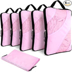6 Pcs Set ompression Packing Cubes, Expandable Large Packing Cubes for Suitcases and Backpack, Compression Suitcase Organizer