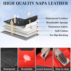 Coverado Car Seat Covers, Front Covers for Cars, Car Seat Cover Front Seats, Car Seat Protector Waterproof, Leather Car Seat 