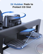 OQTIQ for MagSafe CD Phone Mount[Hollow Ring Design] Magnetic Phone Holder for Car CD Phone Holder Mount for iPhone 16 15 14 13 Pro Max Mini Plus MagSafe Case All Phones