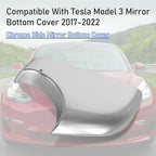 Jaronx Compatible With Tesla Model 3 Mirror Bottom Cover 2017-2025, Chrome Right Passenger Side Door Wing Rearview Mirror Lower Base Cover, For Tesla Model 3 Accessories(Right)