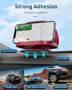 Cell Phone Holder for Car, Vertical Horizontal Car Phone Mount with 360° Rotate Dashboard Cradle Compatible iPhone Samsung Galaxy Android Smartphones, GPS Devices