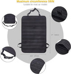 Universal Tactical Car Seat Back Organizer Bag Tactical Molle Vehicle Organizers Panel Vehicle Protector Organizers with 4 Detachable Pouches for Car Truck Ford Jeep Vehicle (Black)