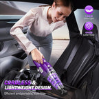 Handheld Vacuum Cordless, 15000PA Powerful Suction Car Vacuum Cleaner Lightweight with Multi Accessories, Hand held Vacuum Cl