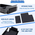 TOPINSTALL Console Organizer Compatible with 2021-2026 Toyota Sienna, Armrest Box Secondary Storage Center Console Tray Coin Container ABS Plastic