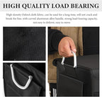 Trunk Organizer with Lid, 28L Collapsible Cargo Organizer with Aluminum Handles & Reflective Strip, Multi-Purpose Waterproof