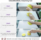 COLORCORAL 480g Cleaning Gel Universal Dust Cleaner for Car Vent Keyboard Cleaning Detailing Slime Putty Cleaning Kit Car Acc