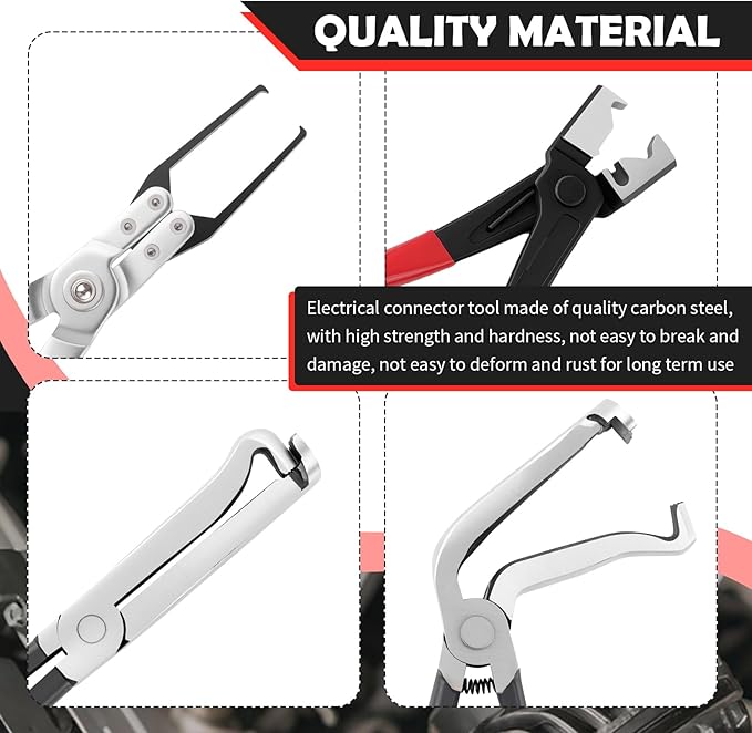 11PCS Automotive Electrical Terminal Connector Separator Removal Tool Kit,Straight/60°/Dual Head Automotive Electrical Connec