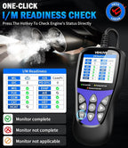 OBD2 Scanner Diagnostic Tool, VEHLIVE V850 Car Code Reader for Check Engine Light with Reset, I/M Readiness, Battery Tester,